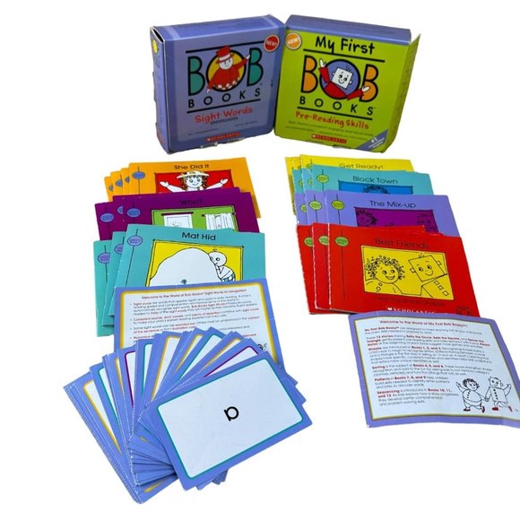 Bob Books Sight Words Kindergarten and Pre Reading Lot of 2 Pre-K preschool - Picture 1 of 14